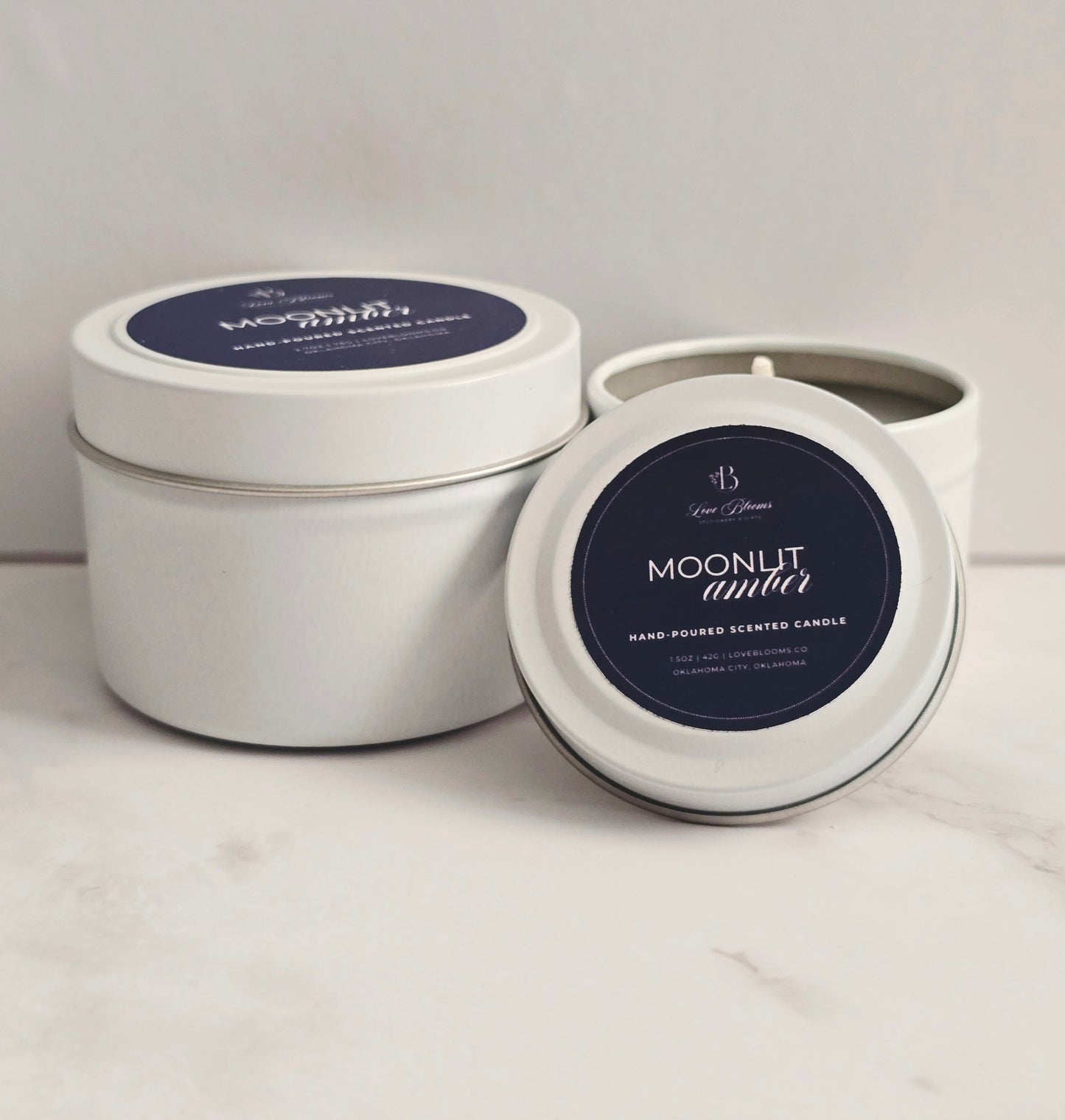 Byron's Moonlit Amber | Travel Scented Candle