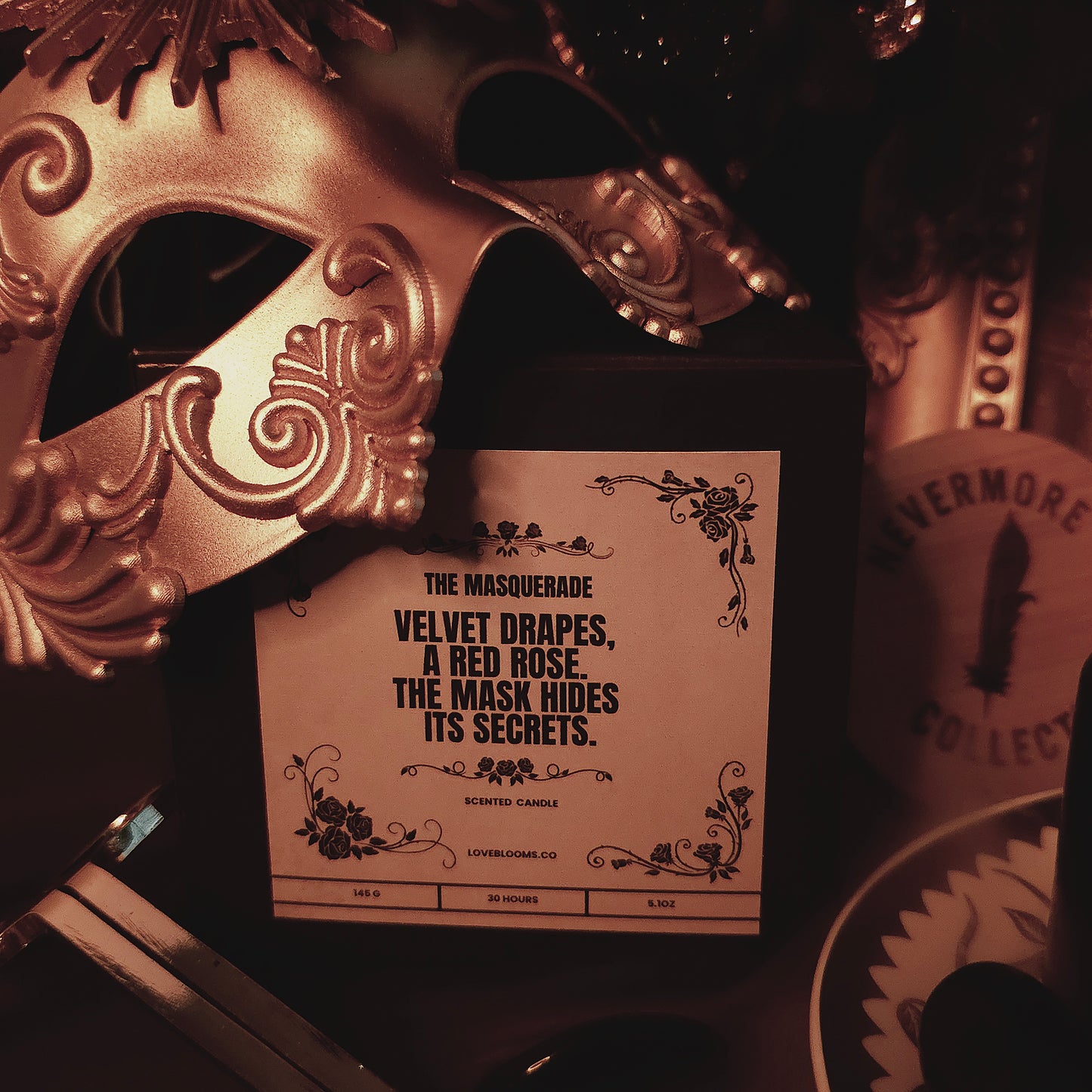 The Masquerade | Scented Candle | Nevermore Collection