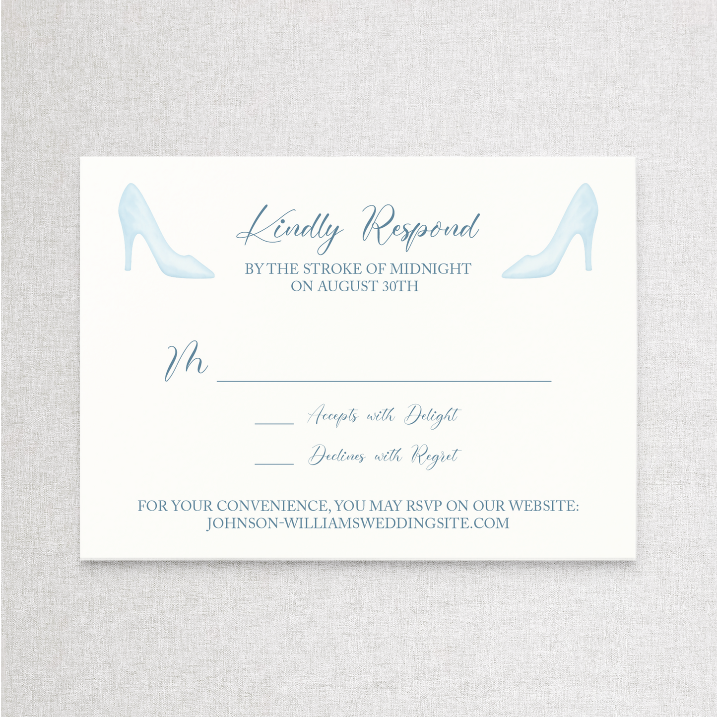 Cinderella | RSVP RSVP Card