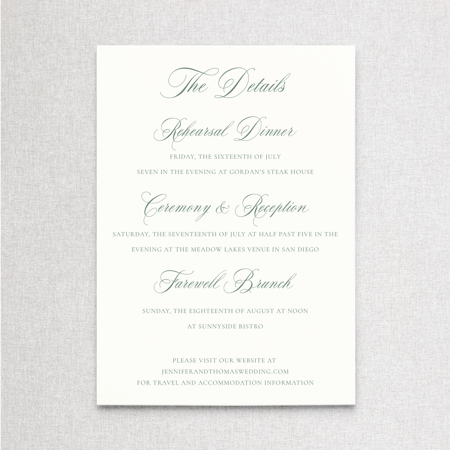 Juliet | Details Details Card