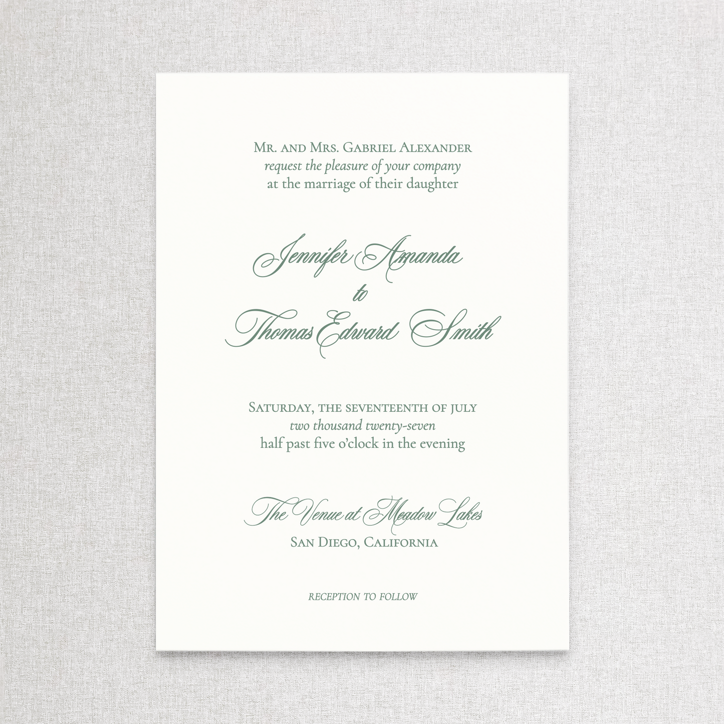 Juliet | Invitation