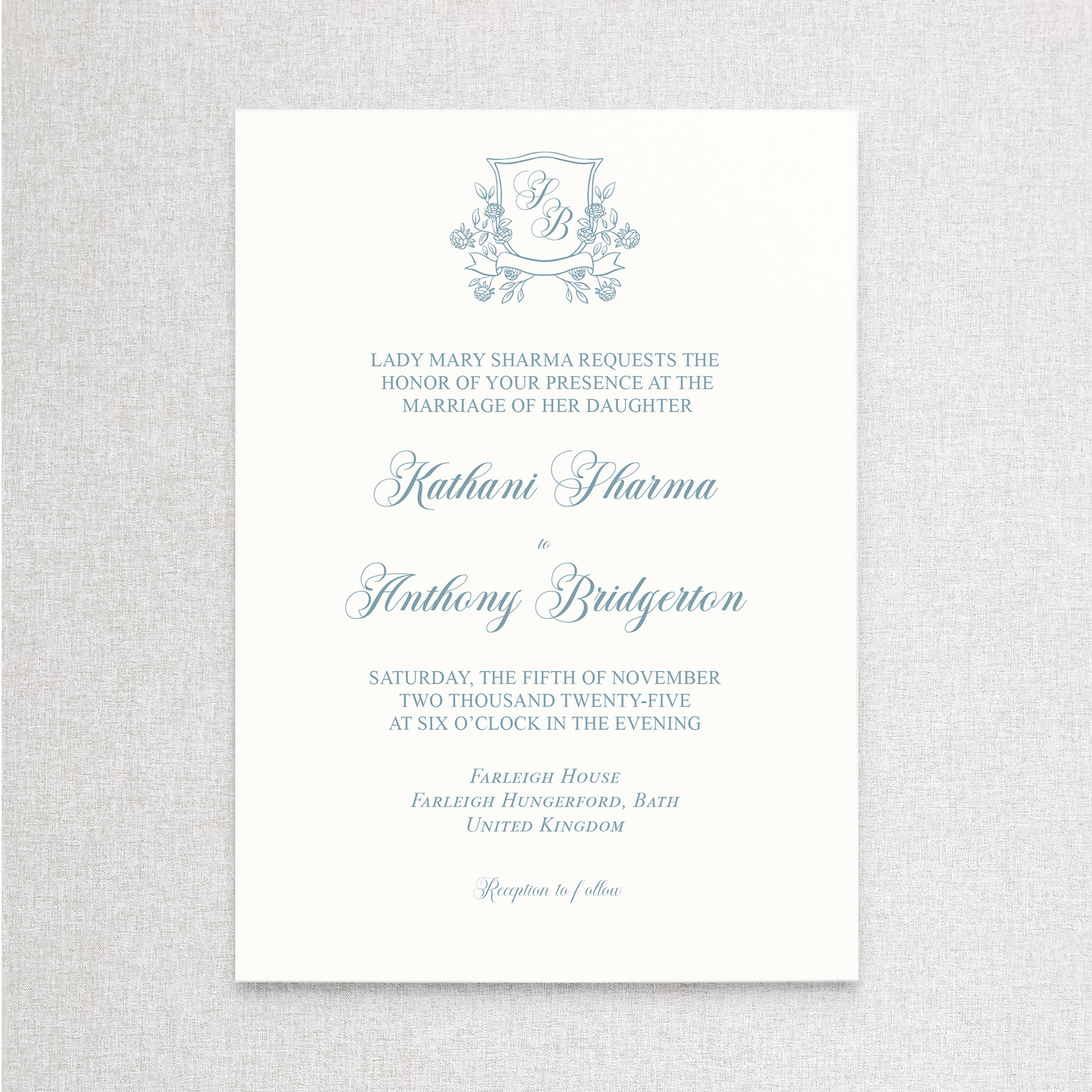 Regency Era | Invitation Wedding Suite