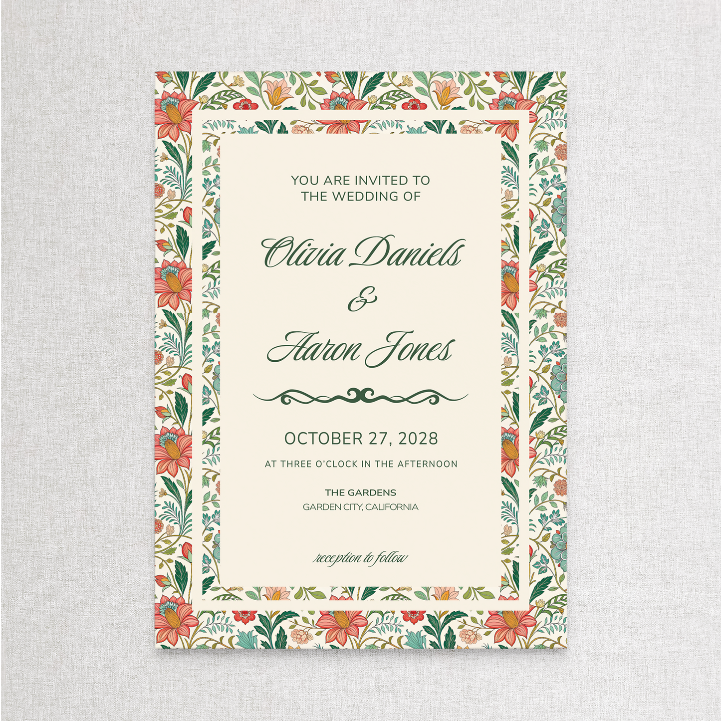 Vintage Garden Party | Invitation Wedding Suite