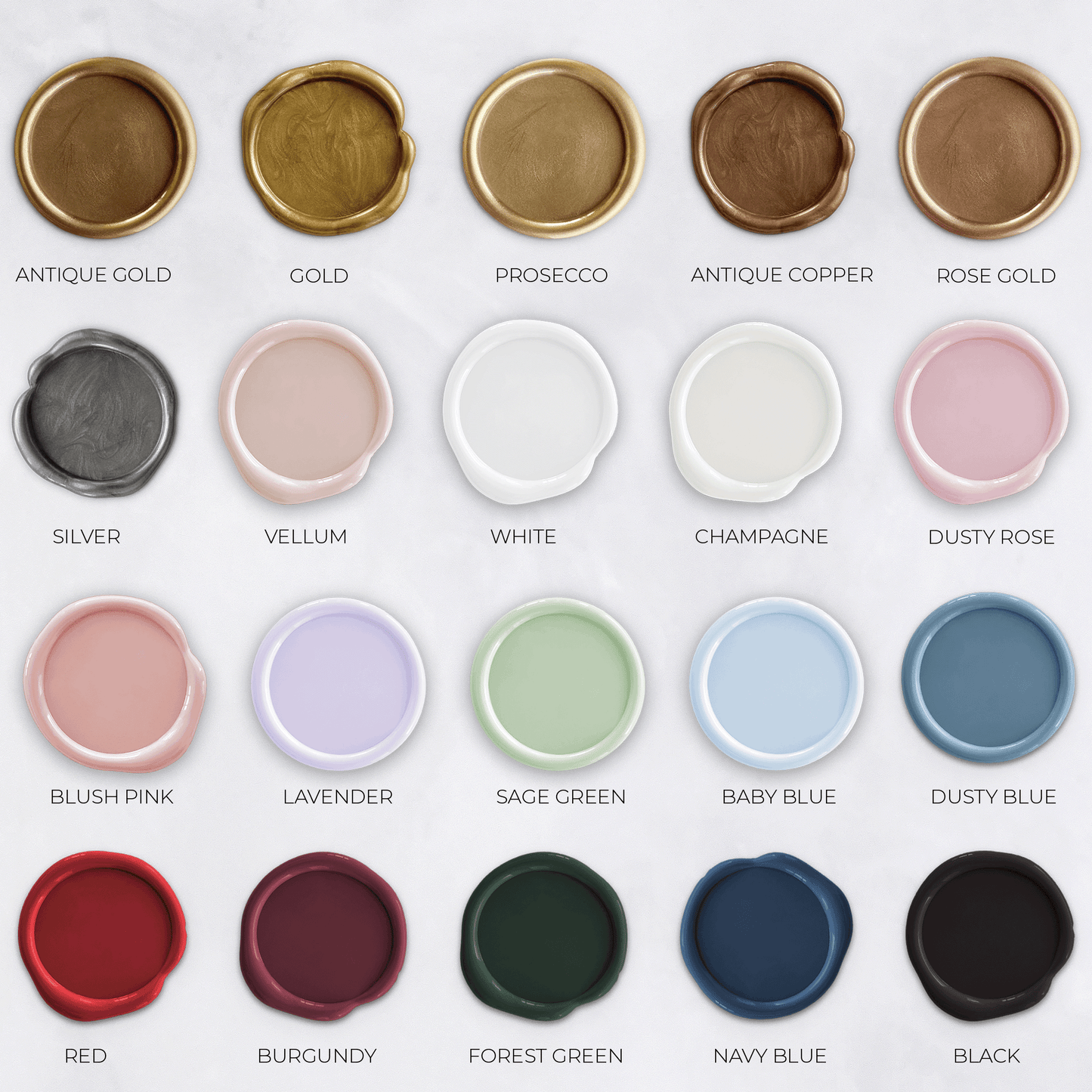 Hand-Poured Wax Seals