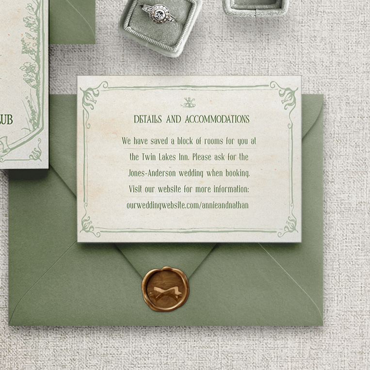 Whimsical Forest Suite Wedding Suite