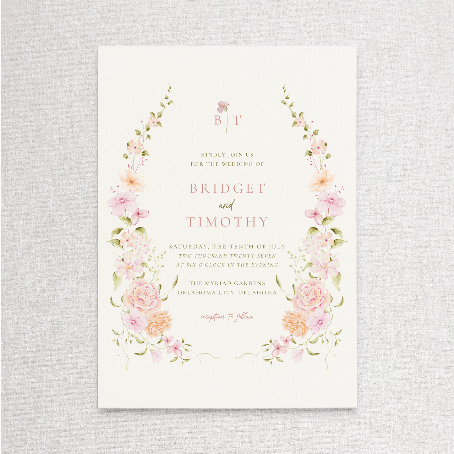 Wildflowers | Invitation Wedding Suite