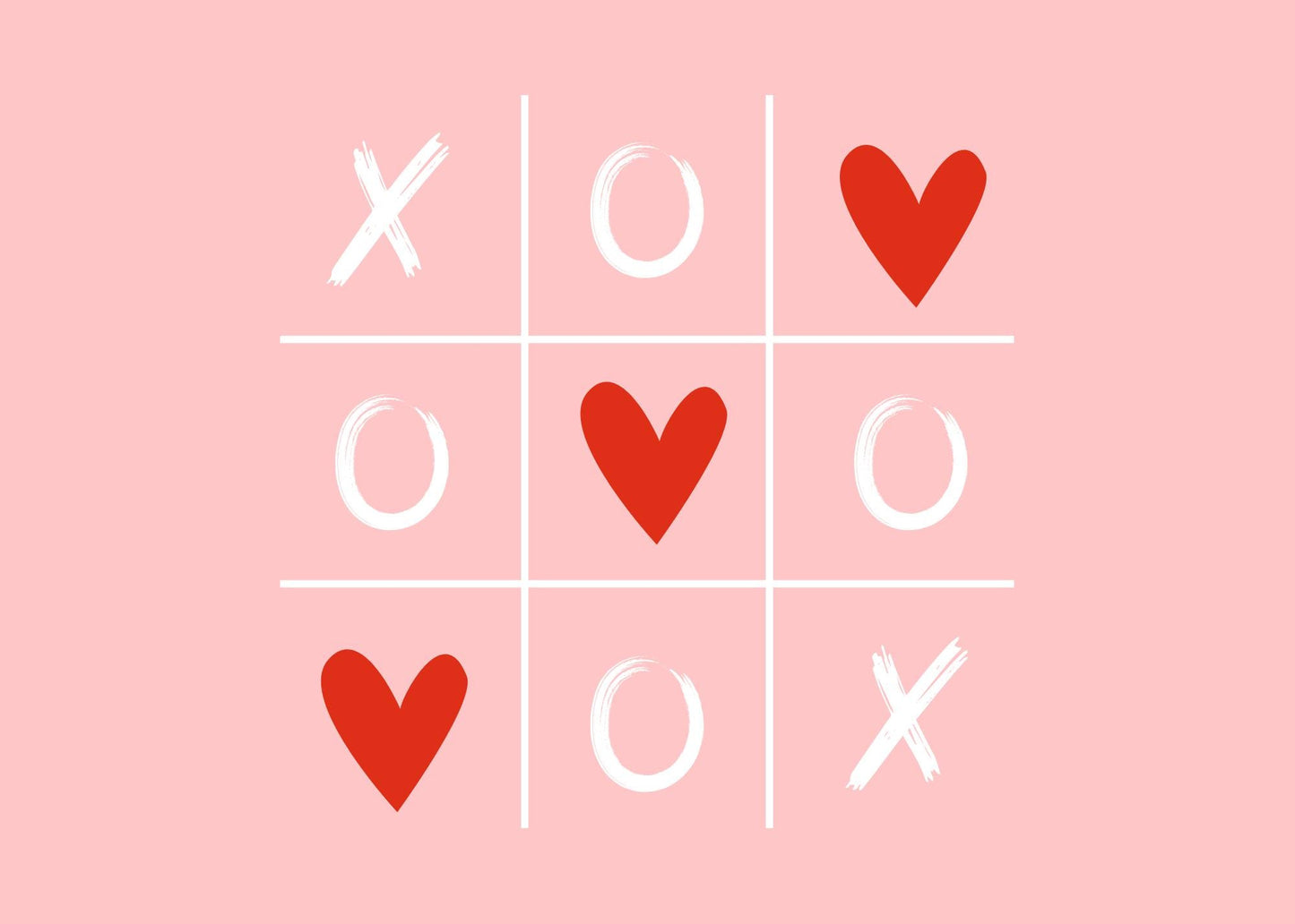 XOXO Personalized Postcard