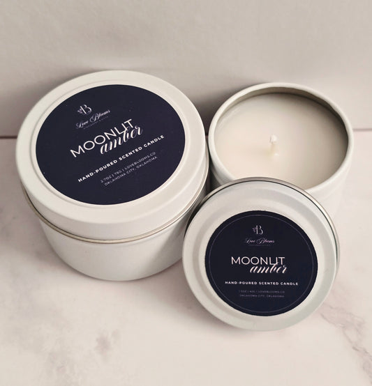 Byron's Moonlit Amber | Travel Scented Candle