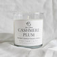 Cashmere Plum | Signature Scented Candle