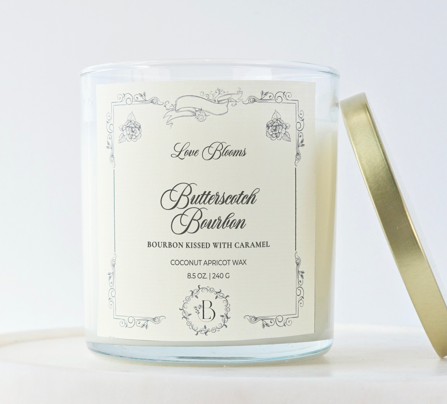 Butterscotch Bourbon | Scented Candle 8.5oz Candle