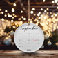 First Christmas Married Custom Calendar Ornament Holiday Ornament