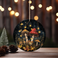 Magical Christmas Mushroom Ornament Holiday Ornament
