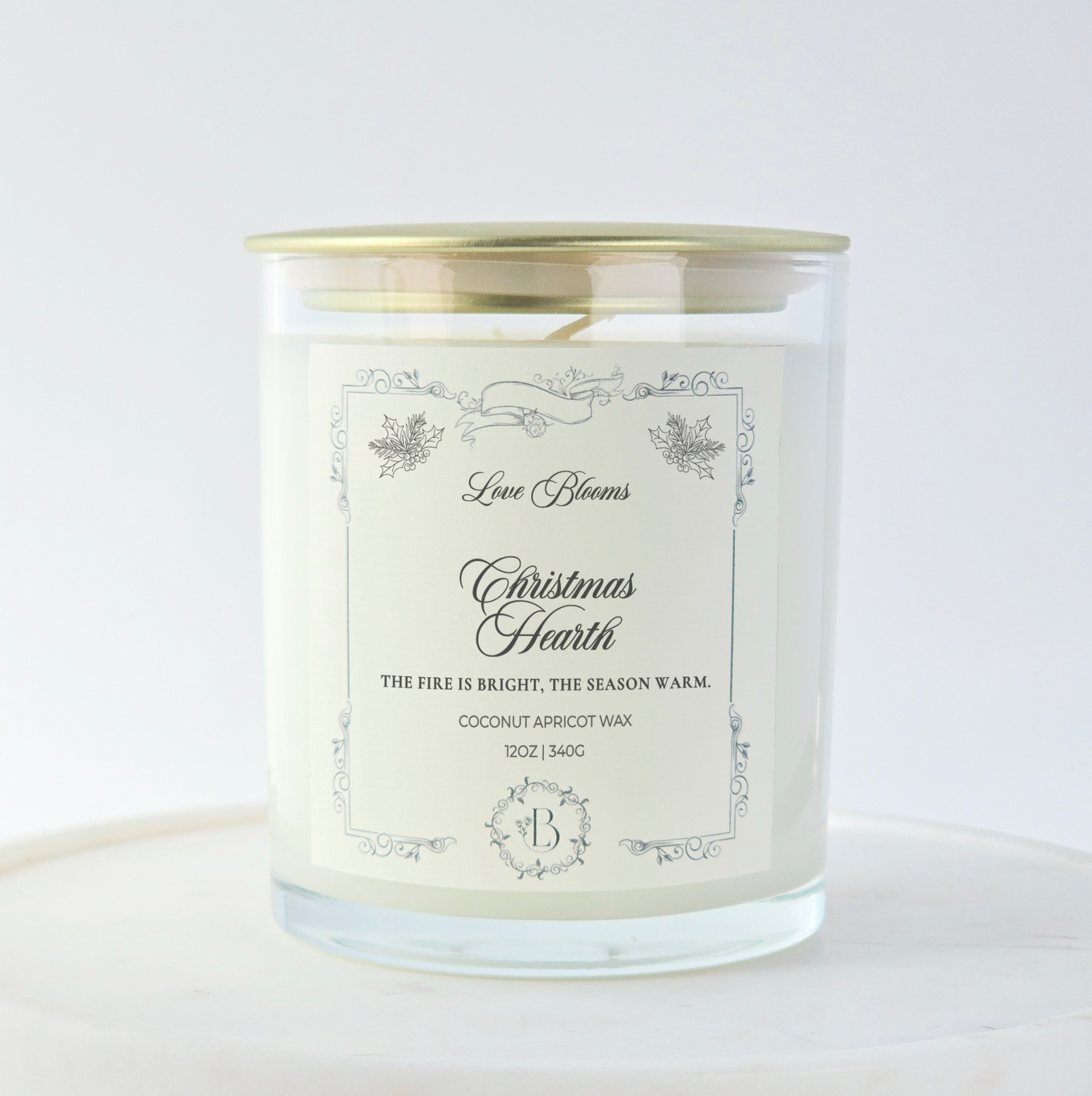 Christmas Hearth | Seasonal Scented Candle 12oz Candle