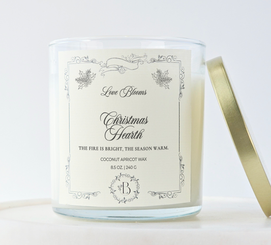 Christmas Hearth | Seasonal Scented Candle 8.5oz Candle