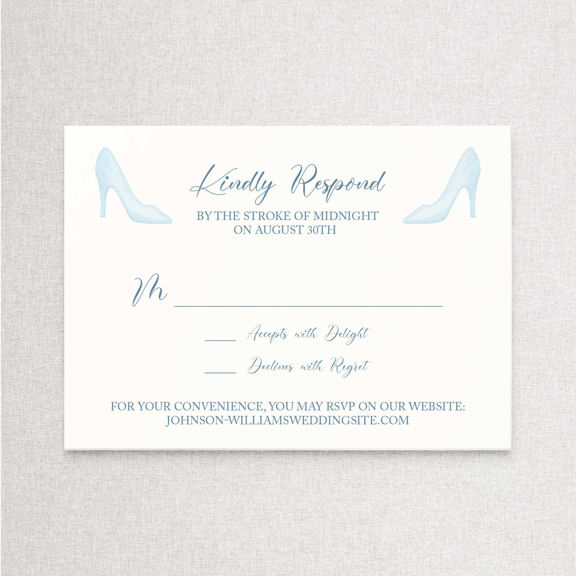 Cinderella | RSVP RSVP Card
