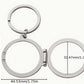 Double Photo Locket Keychain personalized keychain engraved