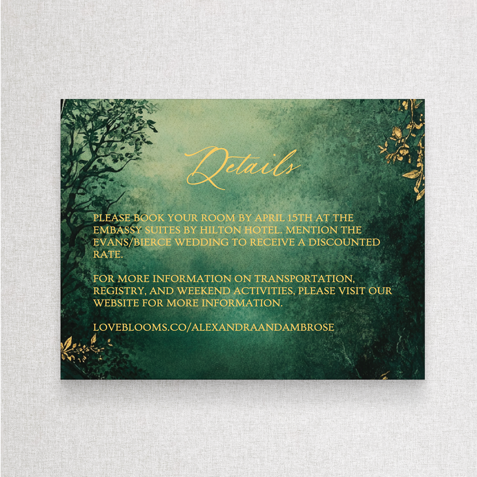 Enchanted Forest | Details Details Card