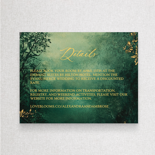 Enchanted Forest | Details Details Card