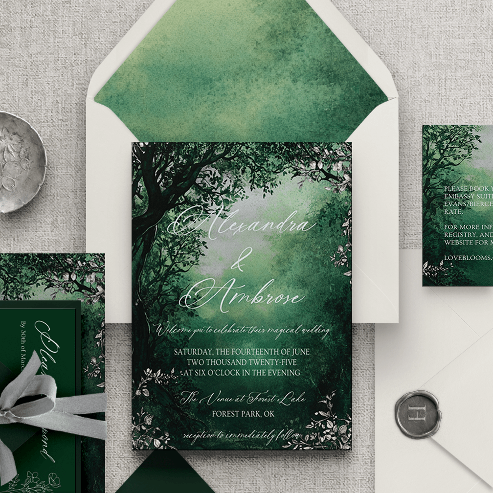 Enchanted Forest Silver Suite Wedding Suite