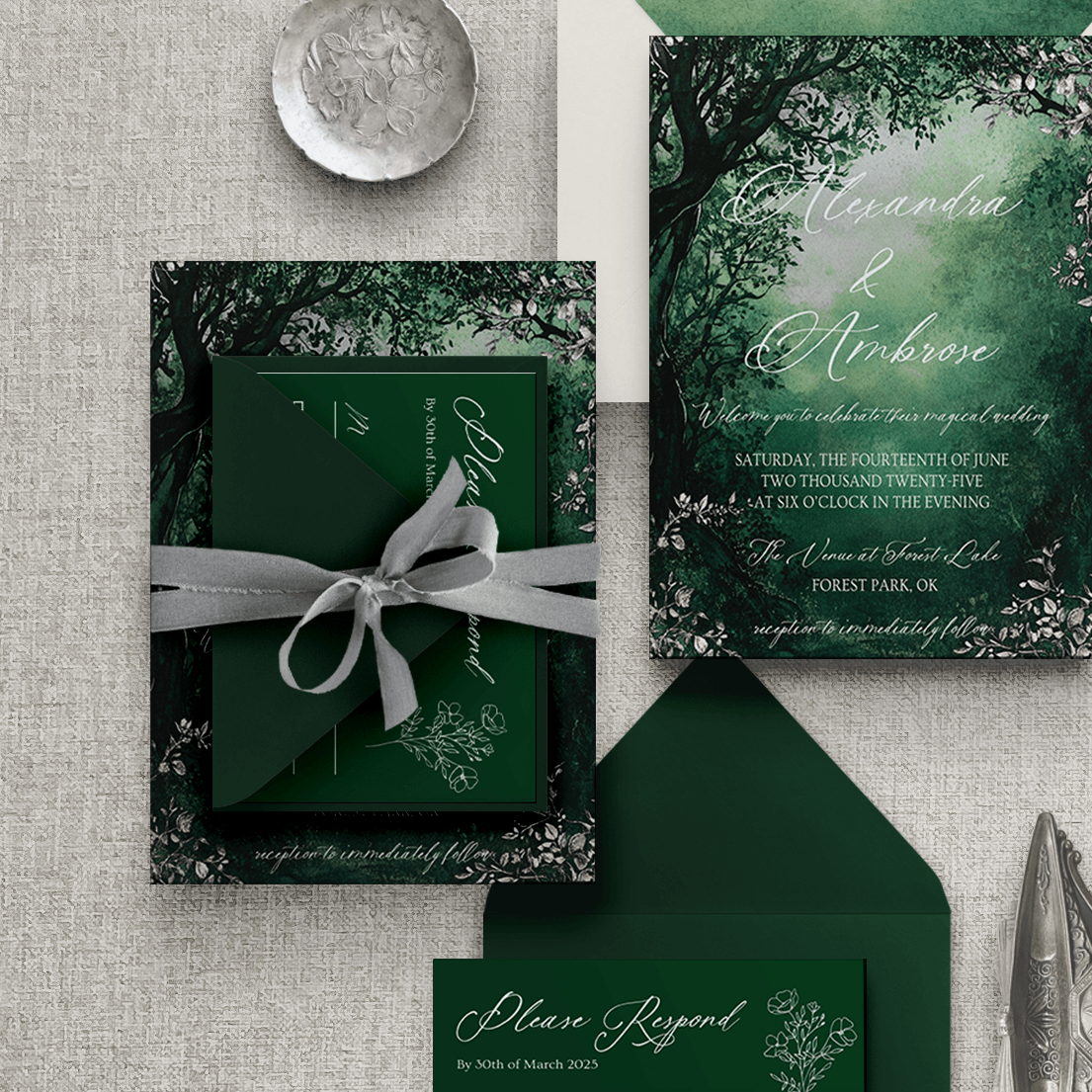 Enchanted Forest Silver Suite Wedding Suite