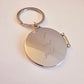Double Photo Locket Keychain personalized keychain engraved