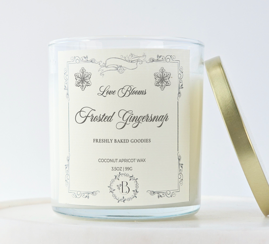 Frosted Gingersnap | Seasonal Scented Candle 8.5oz Candle