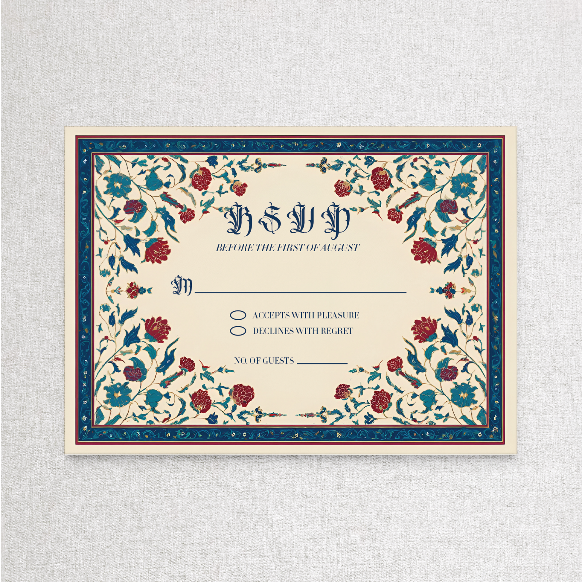 The Gilded Age | RSVP RSVP Card