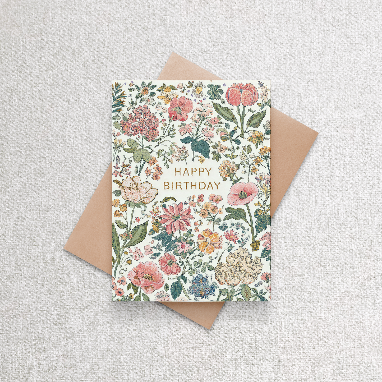 Happy Birthday Flower Garden | Greeting Card Greeting Card