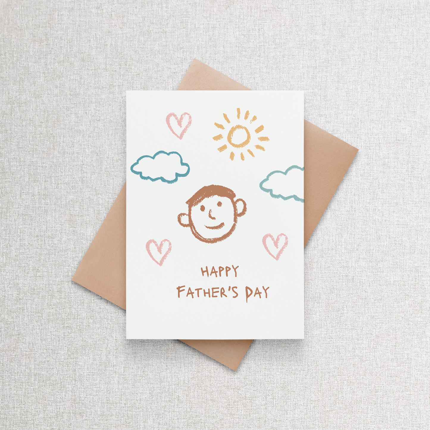 Happy Father's Day Drawing | Greeting Card Greeting Card