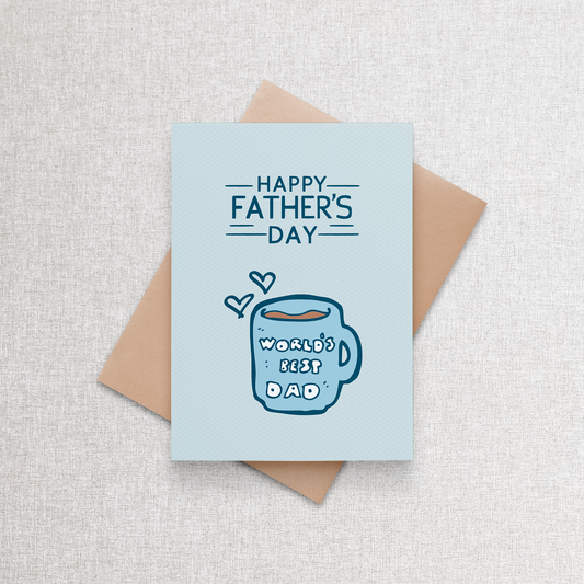 World's Best Dad | Greeting Card Greeting Card