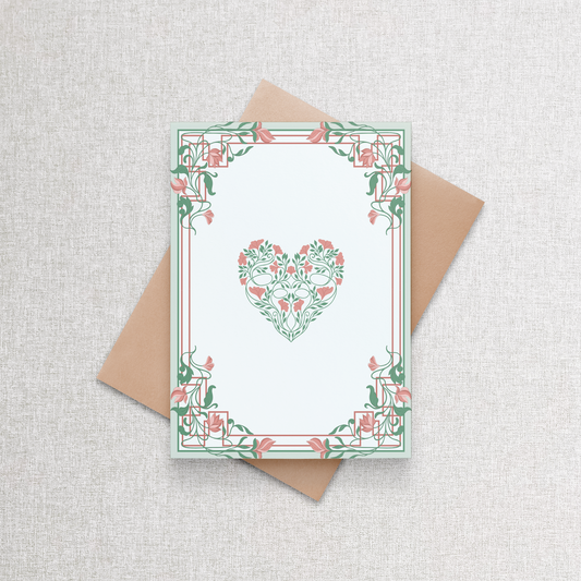 True Work of Heart Pink | Greeting Card
