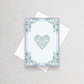 True Work of Heart Purple | Greeting Card