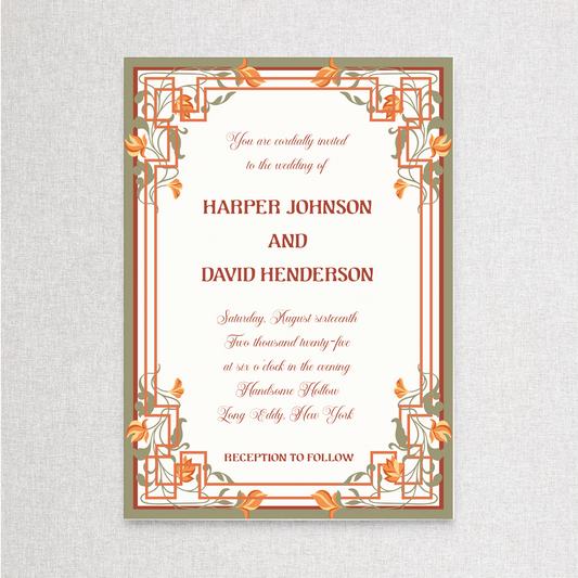 Heart Nouveau | Invitation