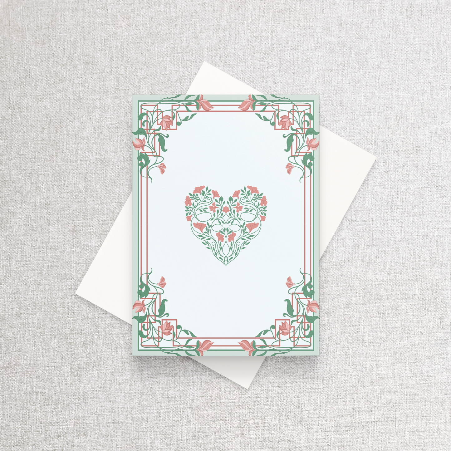True Work of Heart Pink | Greeting Card