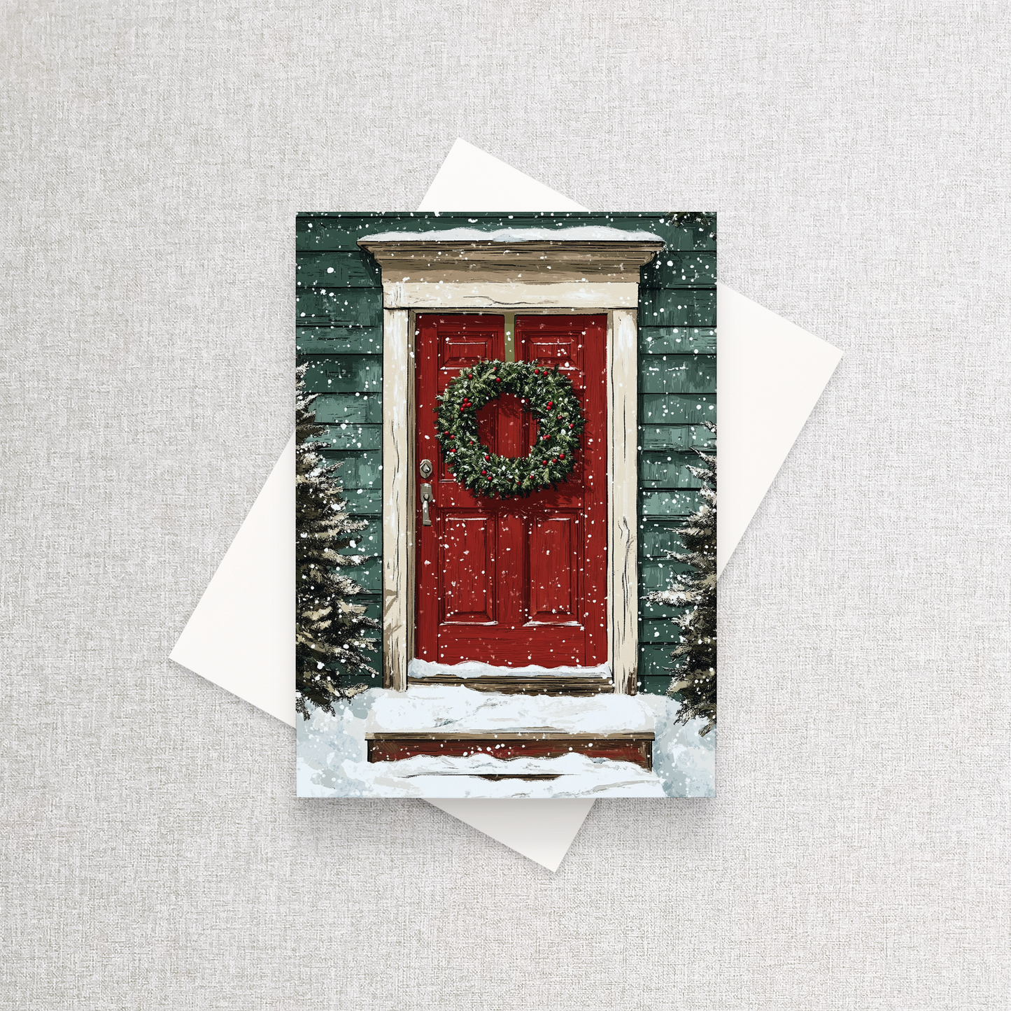 Home for Christmas | Custom Christmas Card Set of 12