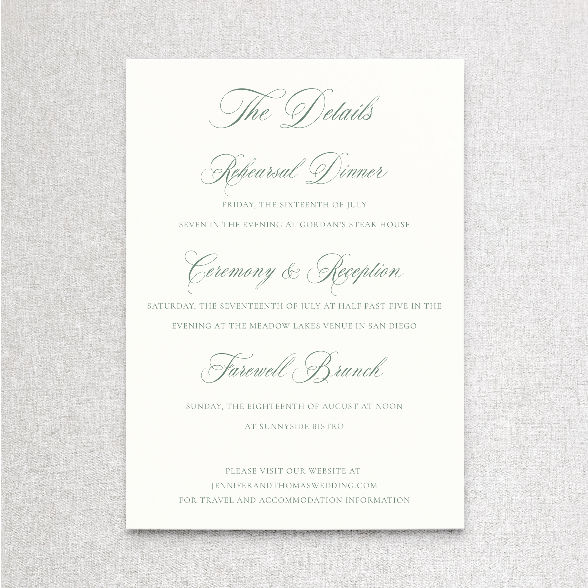 Juliet | Details Details Card