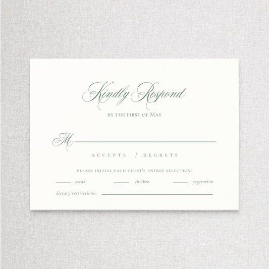 Juliet | RSVP RSVP Card