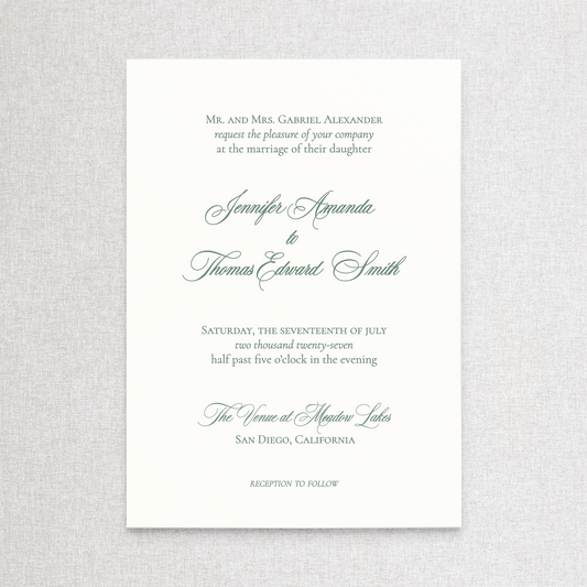 Juliet | Invitation