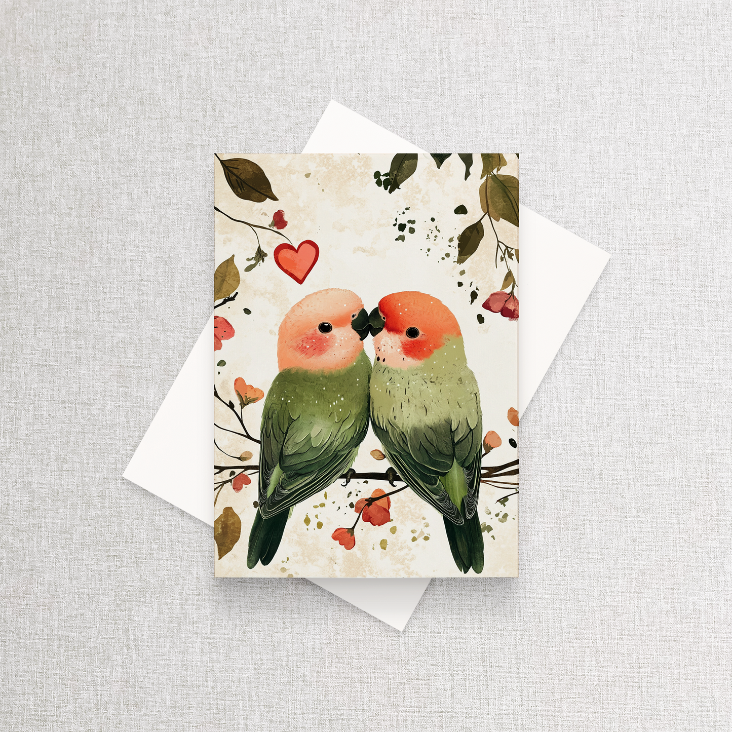 Lovebirds | Greeting Card