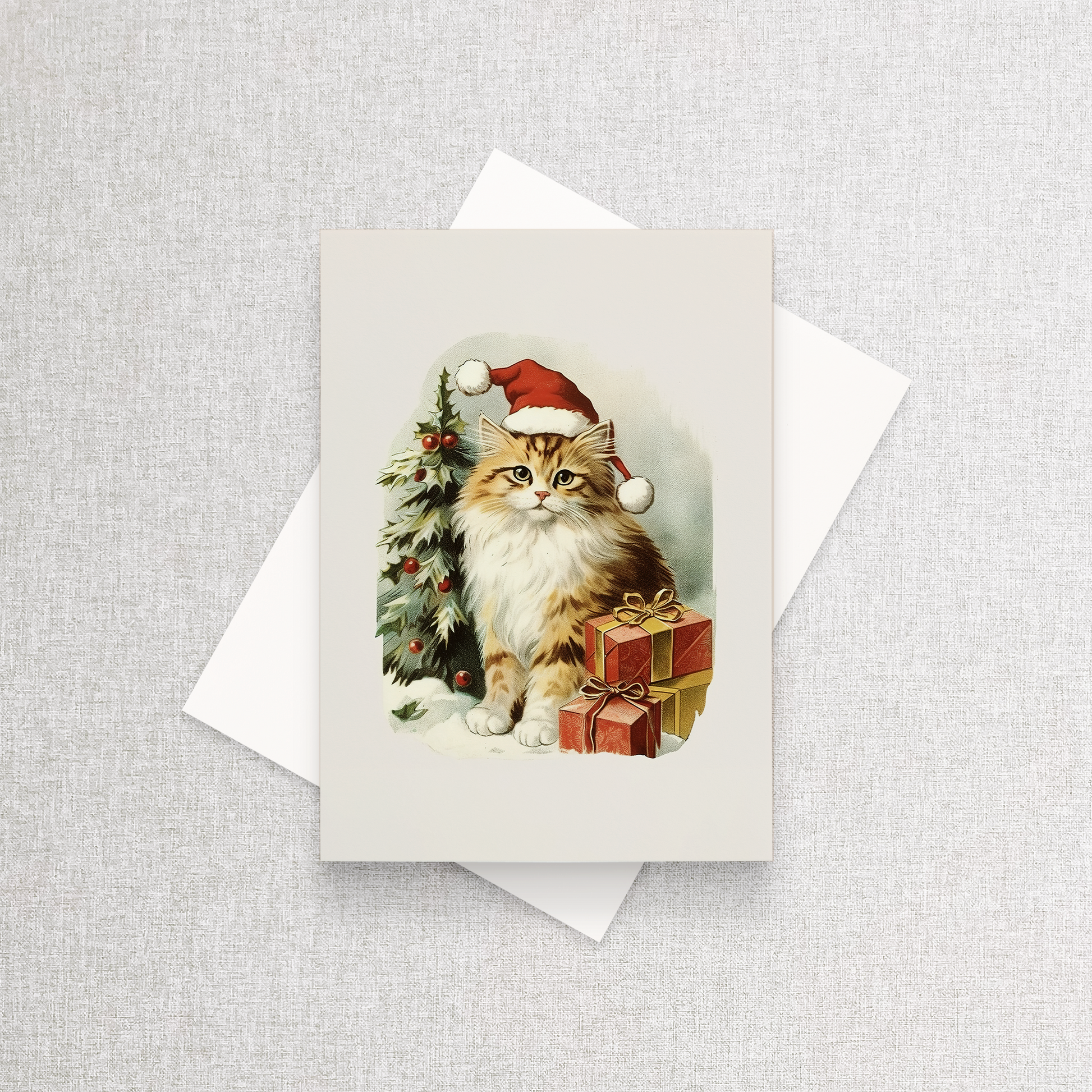 Maine Coon Christmas | Custom Christmas Card Greeting Card