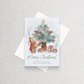 Merry Christmas Bears | Custom Christmas Card Greeting Card