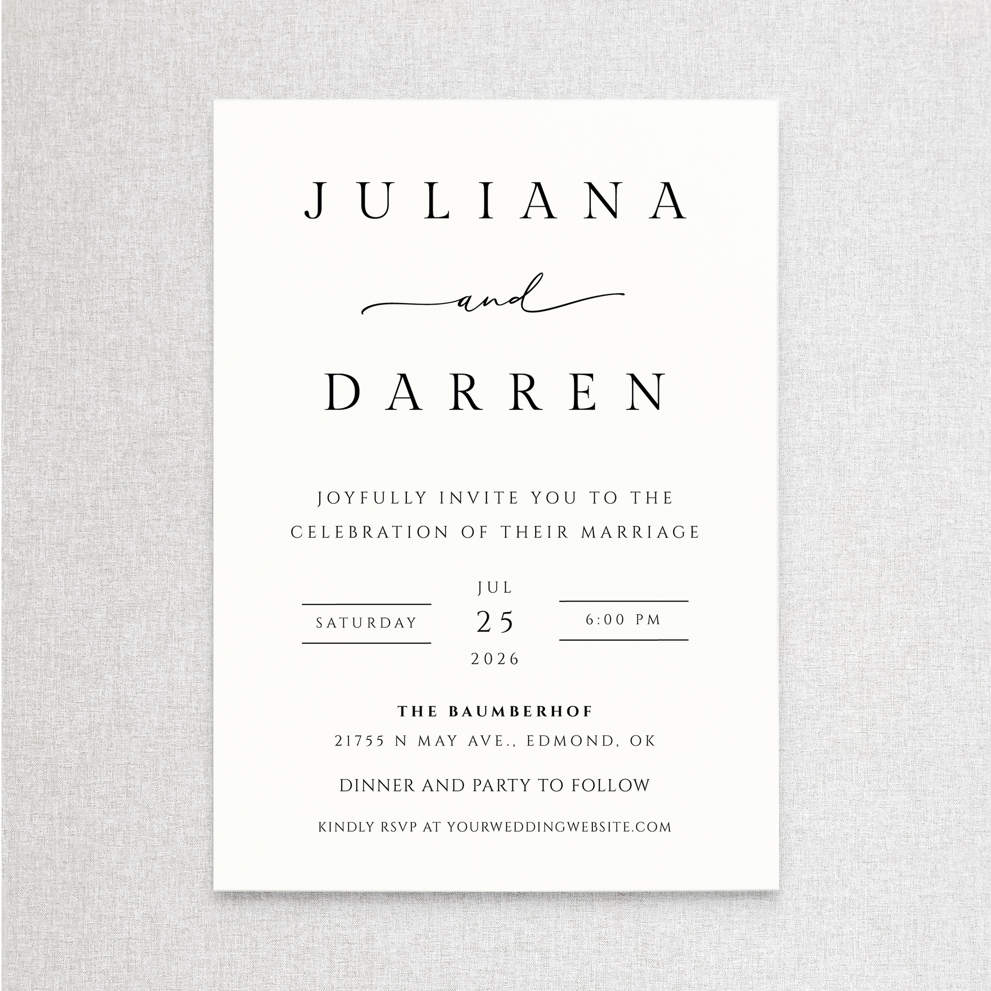 Modern Romance | Invitation Wedding Suite