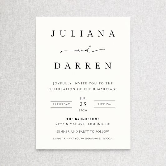Modern Romance | Invitation Wedding Suite