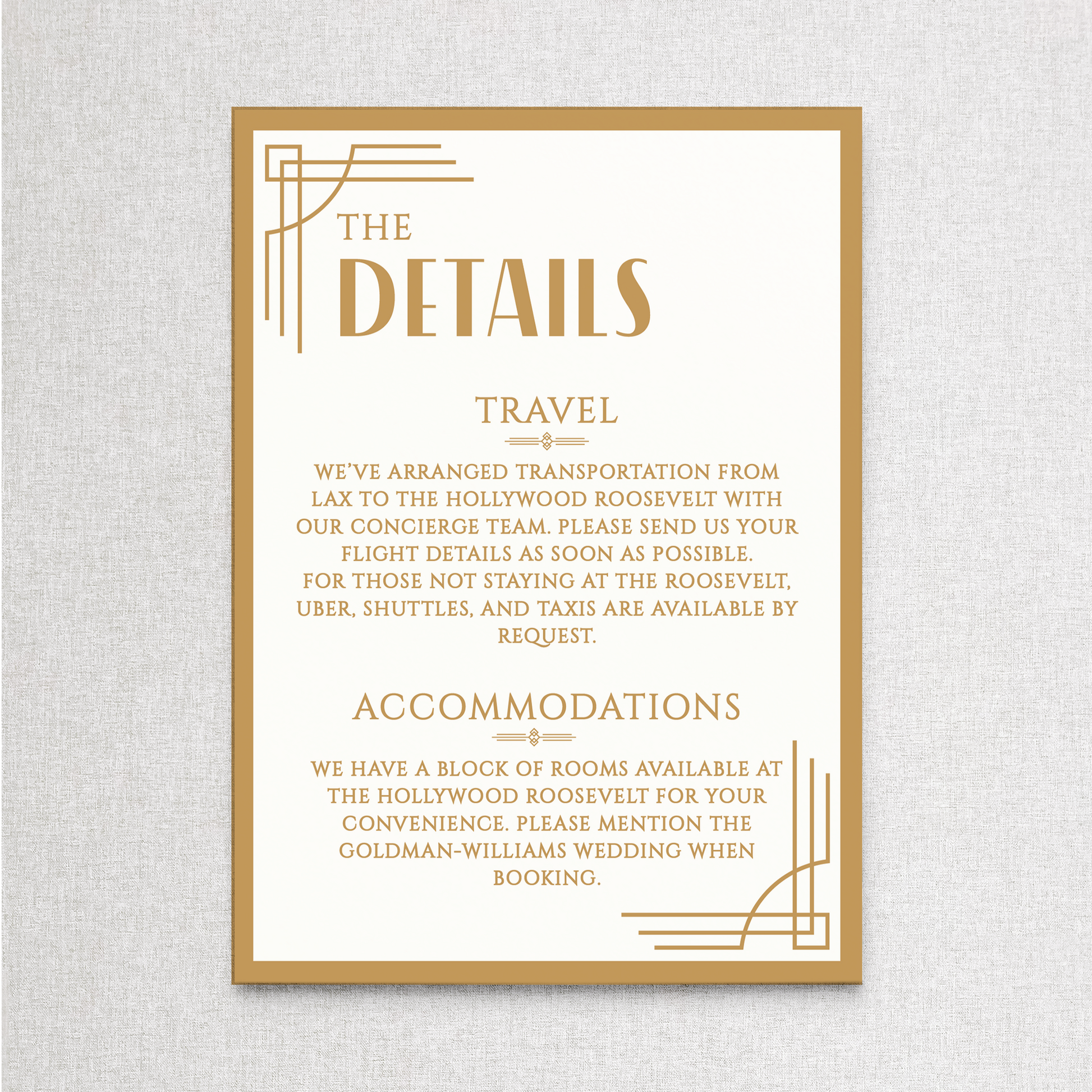 Old Hollywood | Details Details Card