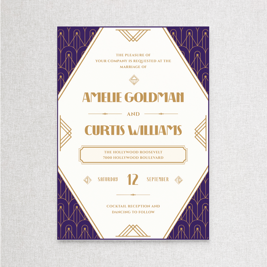 Old Hollywood | Invitation Wedding Suite