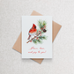 Peace Cardinal | Custom Christmas Card Greeting Card