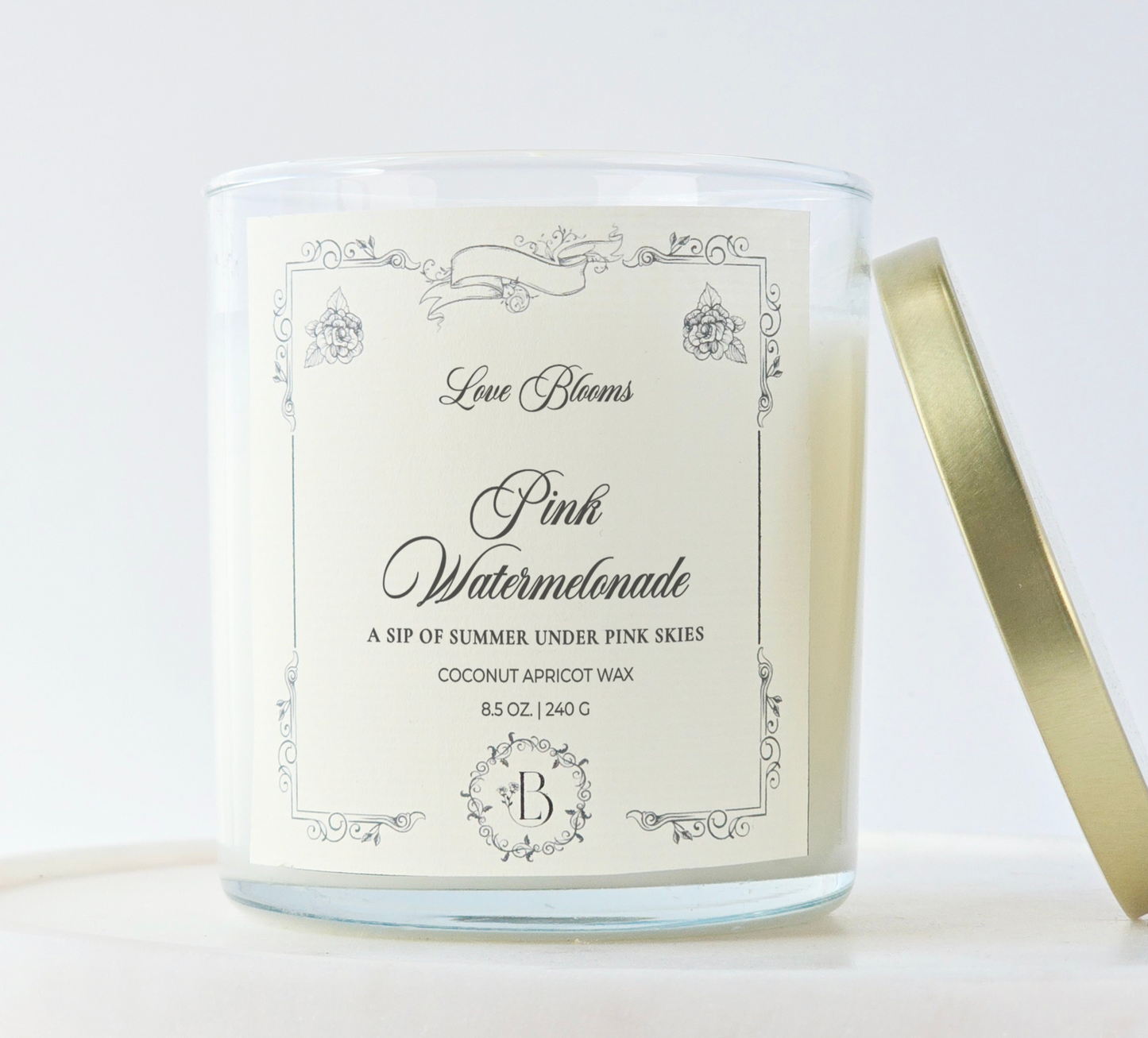 Pink Watermelonade | Scented Candle 8.5oz Candle