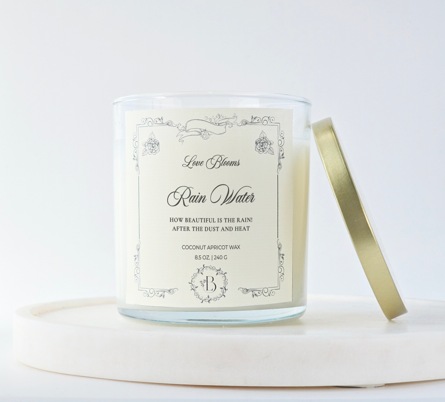 Rain Water | Scented Candle 8.5oz Candle
