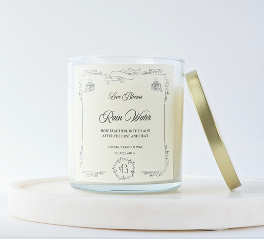 Rain Water | Scented Candle 8.5oz Candle