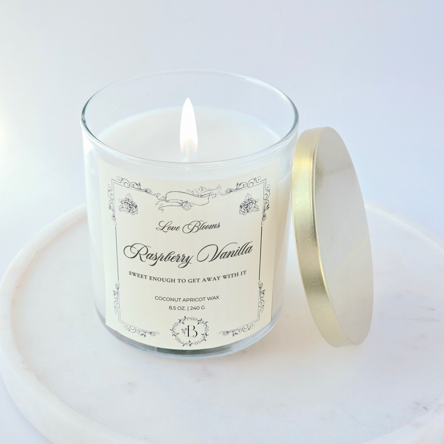 Raspberry Vanilla | Scented Candle Candle